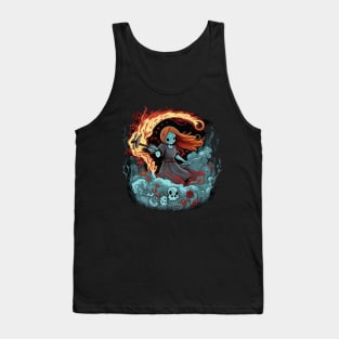 Catoon witch Tank Top